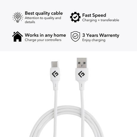 3M/10ft USB-C/USB-A Cable | High-Speed Charging + Sync - FLOATING GRIP