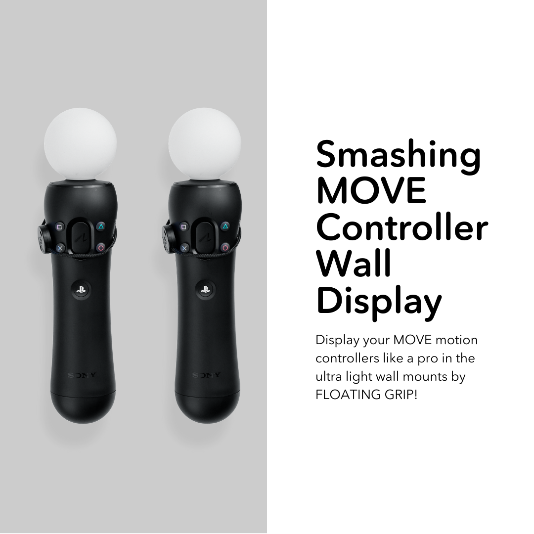 PS MOVE FLOATING GRIPs | Vægbeslag til SONY PlayStation MOVE Controllers