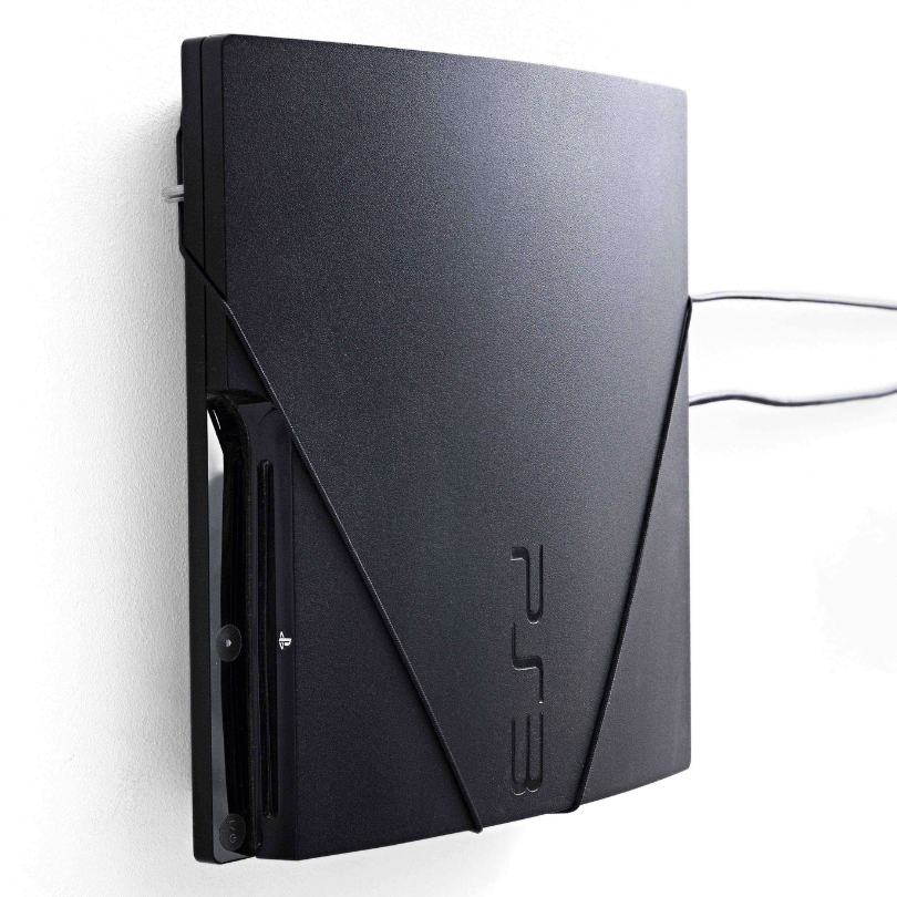 PS3 Slim Wall Mount by FLOATING GRIP | SONY PlayStation 3 Slim
