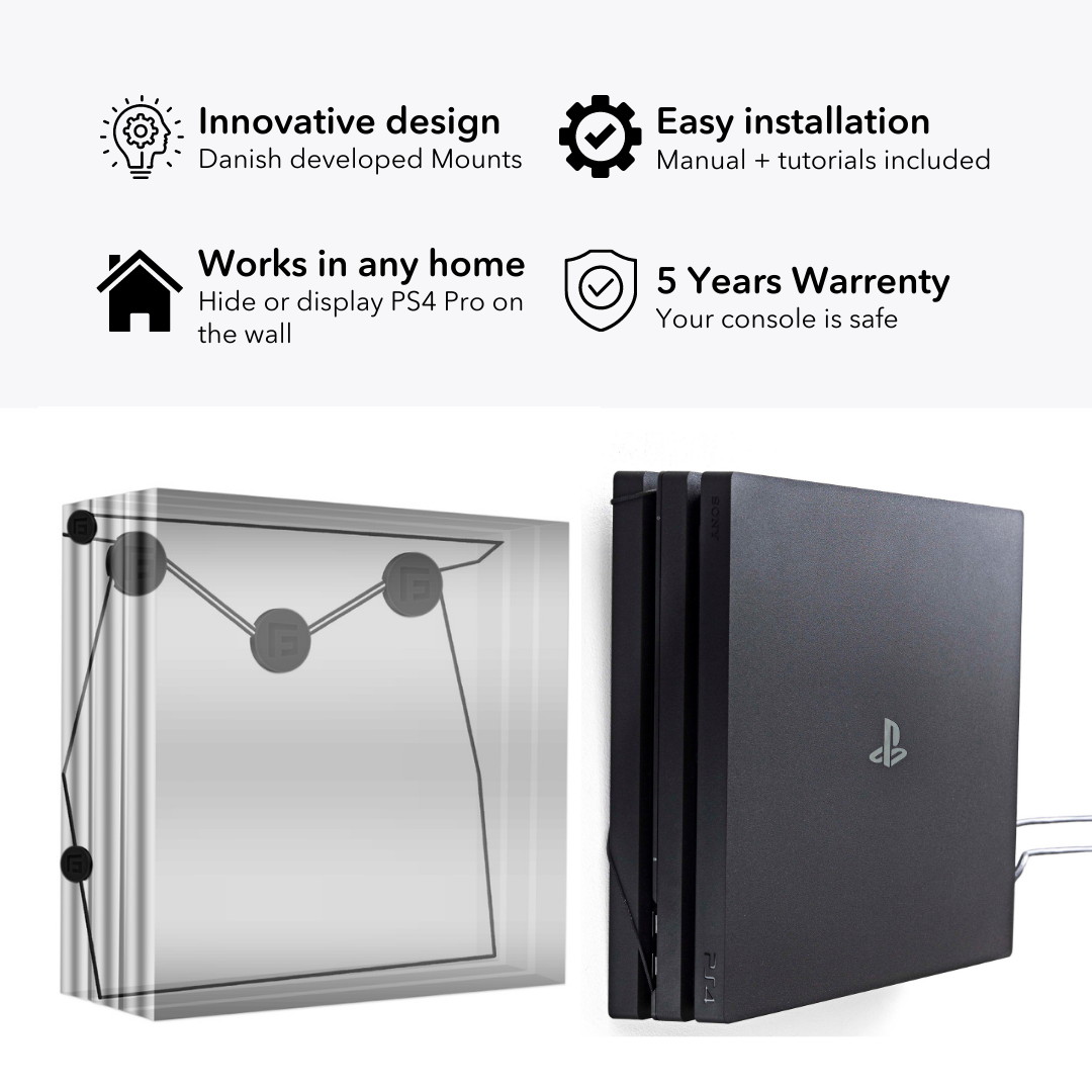 FLOATING | Storage PlayStation Pro (PS4 Wall Mount