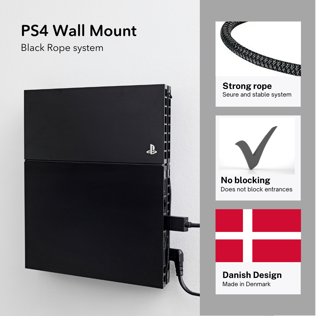 Rope Wall Mount compatible Original (PS4)