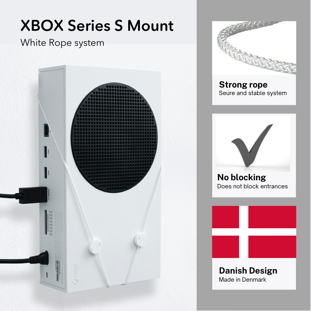 XBOX Series S vægbeslag fra FLOATING GRIP | Microsoft XBOX Series S