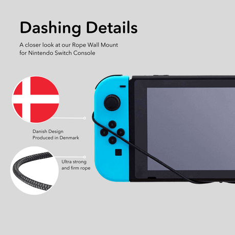 Nintendo Switch Console Wall Mount by FLOATING GRIP - FLOATING GRIP
