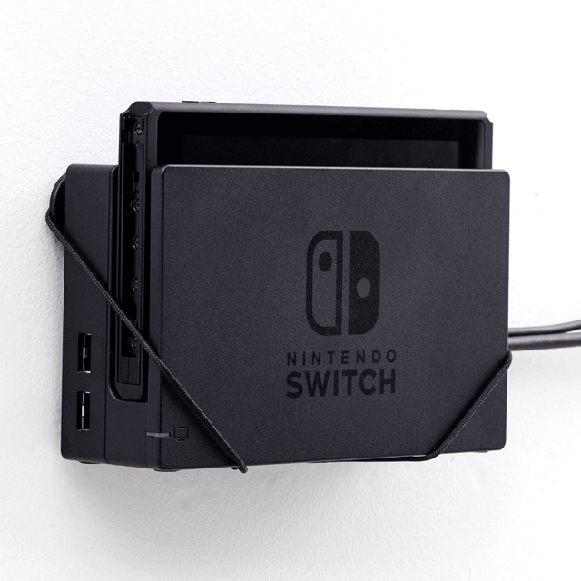 Nintendo Switch Dock Wall Mount by FLOATING GRIP - FLOATING GRIP