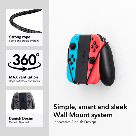 Nintendo Switch Joy-Con Wall Mount by FLOATING GRIP - FLOATING GRIP