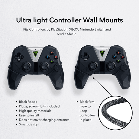 Nvidia Controller Wall Mounts by FLOATING GRIP - FLOATING GRIP