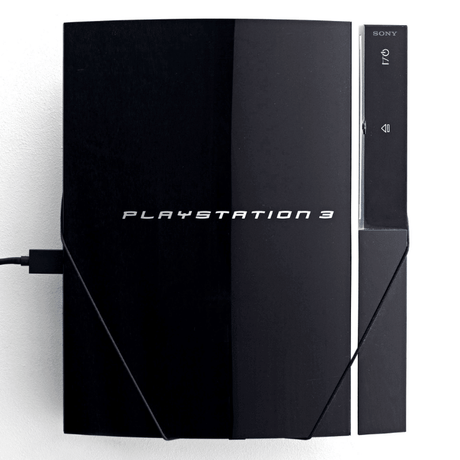 PS3 Fatboy Wall Mount by FLOATING GRIP | SONY PlayStation 3 Fatboy - FLOATING GRIP