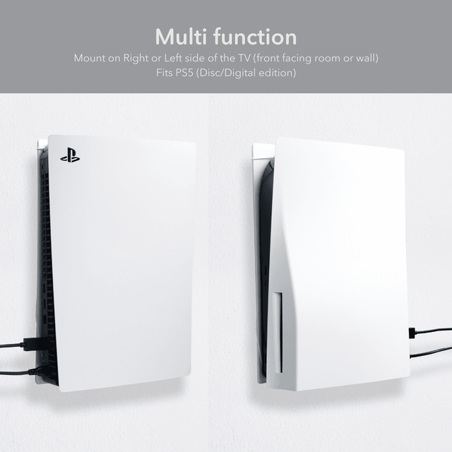 PS5 Wall Mount by FLOATING GRIP | SONY PlayStation 5 - FLOATING GRIP