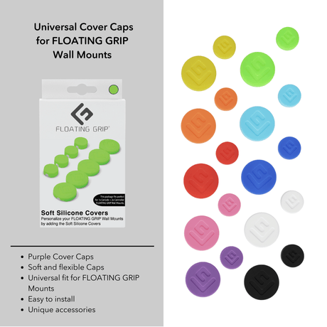 Wall Mount Cover Caps | Green - FLOATING GRIP