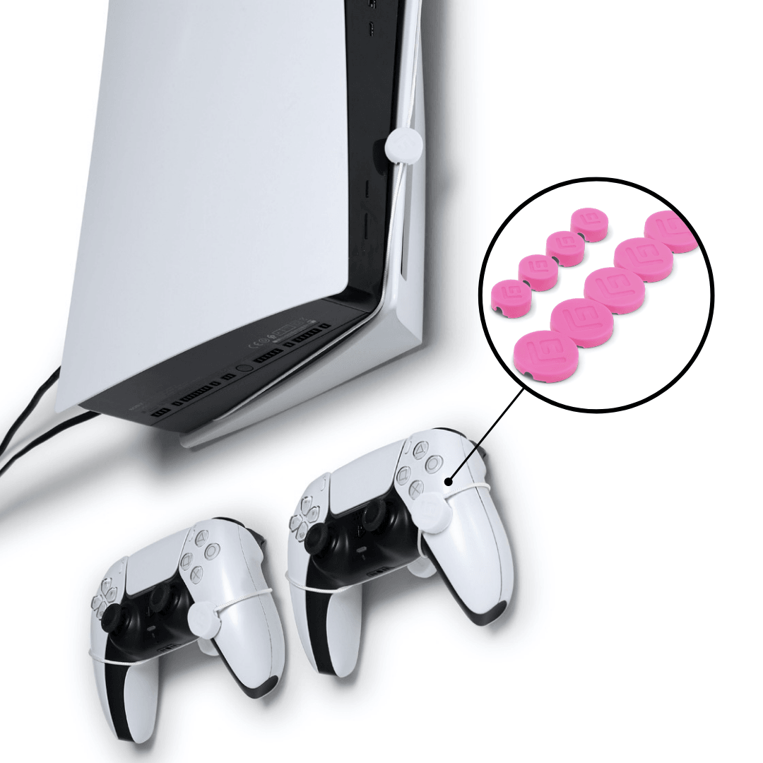 Wall Mount Cover Caps | Pink - FLOATING GRIP
