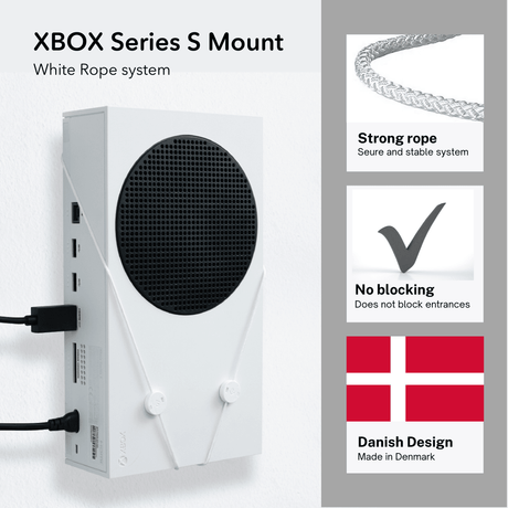 XBOX Series S Wall Mount by FLOATING GRIP | Microsoft XBOX Series S - FLOATING GRIP