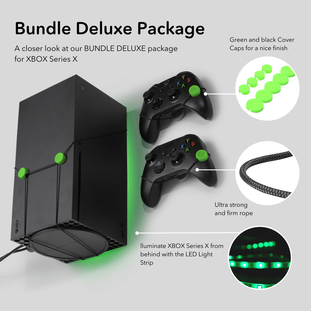 XBOX Series X Wall Mount by FLOATING GRIP | Microsoft XBOX Series X - FLOATING GRIP