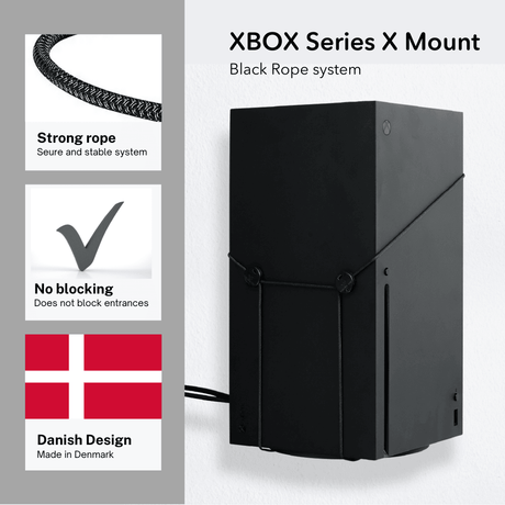 XBOX Series X Wall Mount by FLOATING GRIP | Microsoft XBOX Series X - FLOATING GRIP