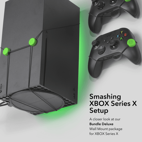 XBOX Series X Wall Mount by FLOATING GRIP | Microsoft XBOX Series X - FLOATING GRIP